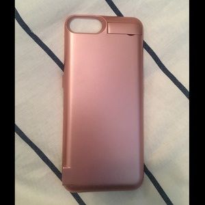 Rose blush gold iPhone 6s Plus battery case